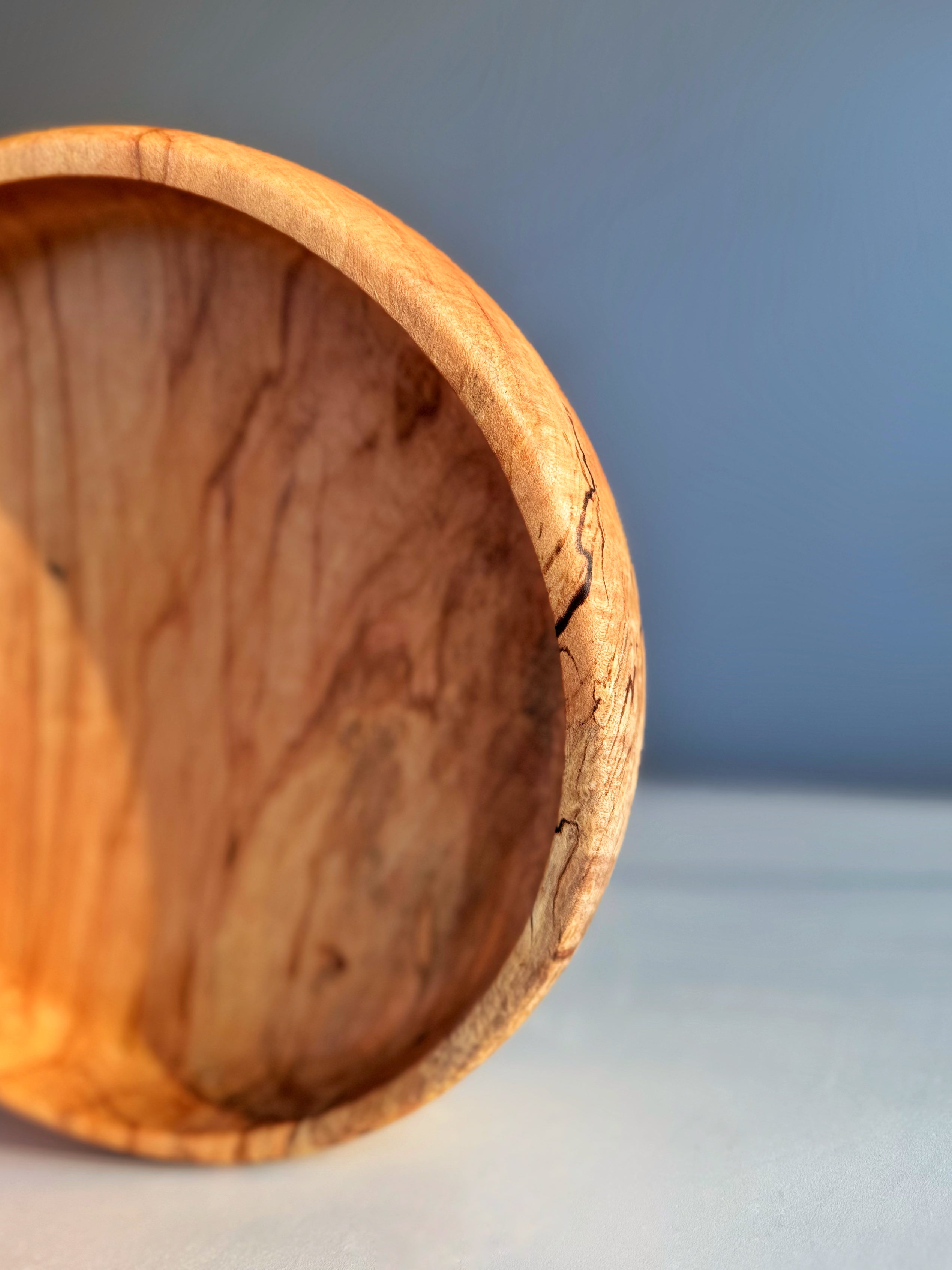 The Ent | Round Spalted Maple Tray