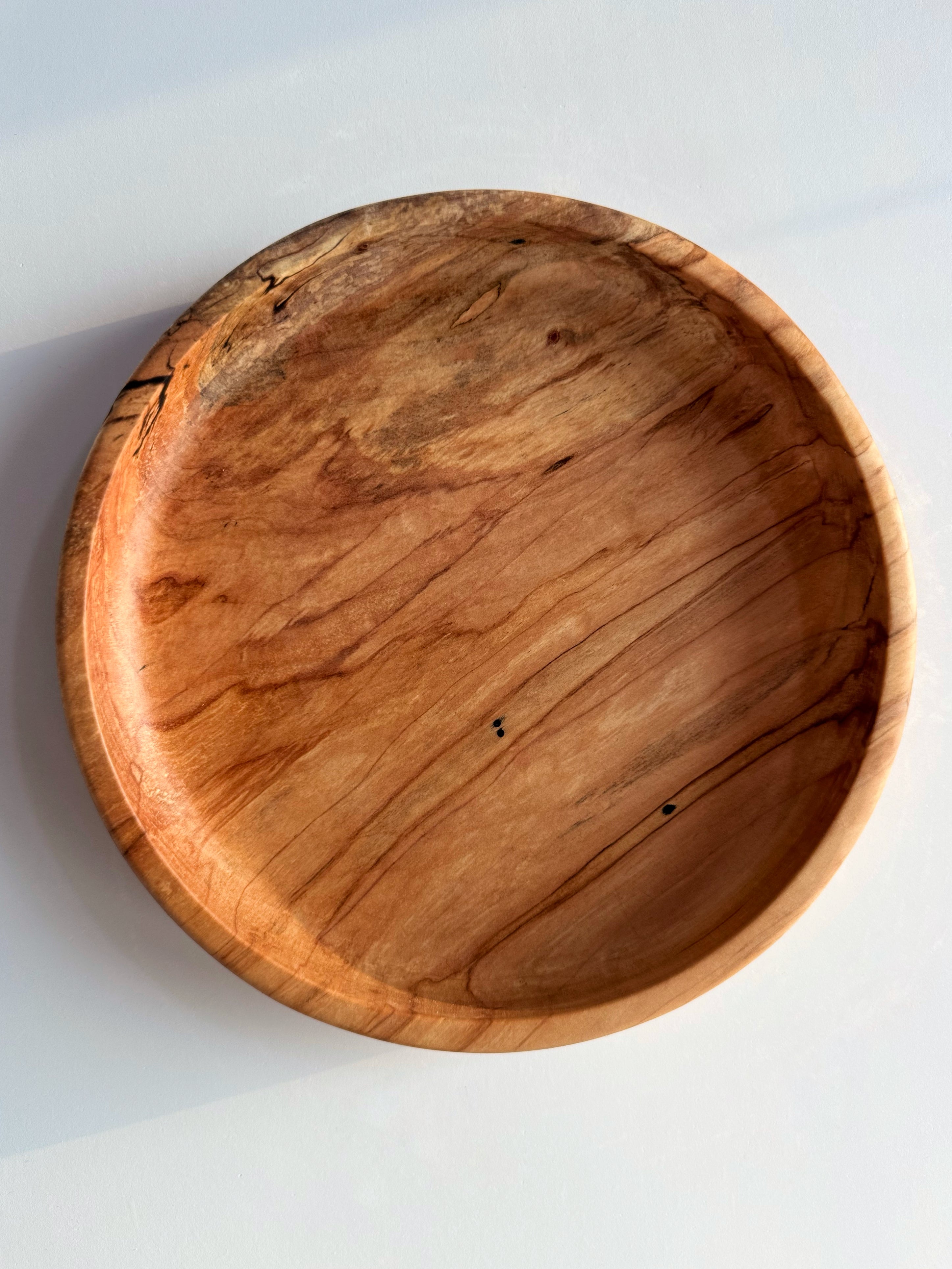 The Ent | Round Spalted Maple Tray